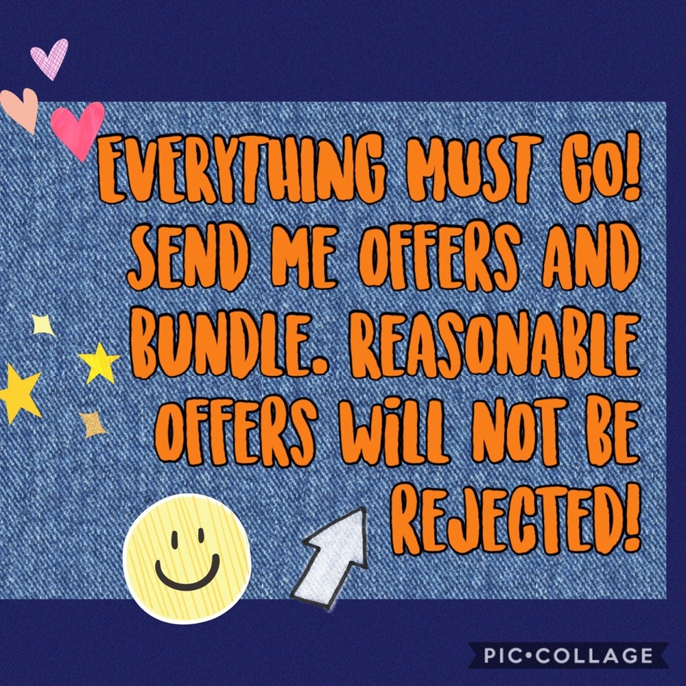 Everything must go!